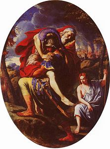 Aeneas carrying Anchises