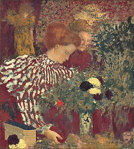 Le Corsage rayé by Édouard Vuillard (1895), National Gallery of Art