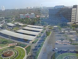 Skyline of Gachibowli from ICICI Bank Towers