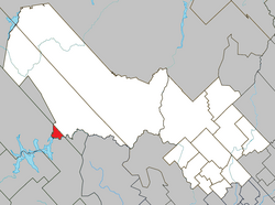 Location within Mékinac RCM.