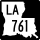 Louisiana Highway 761 marker