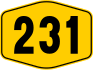 Federal Route 231 shield}}