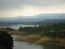 View from Tabalchari BDR camp, Rangamati