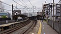 View from the Ikebukuro end of Platform 2 in April 2014