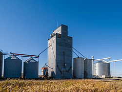 Grain elevator in Sutton