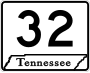 State Route 32 marker