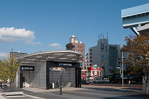 东京地铁7号出入口（2011年9月）