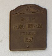 Pedro Herreras House marker