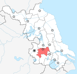 镇江市在江苏省的地理位置