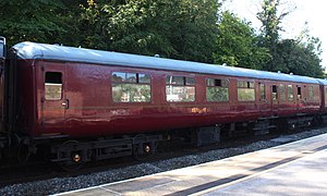 “英国铁路2型客车”开放式二等座车/守车合造车