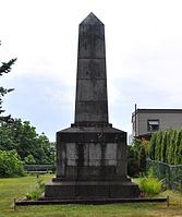 Boundary Marker No.1 on the 49th parallel north on the western shore of Point Roberts, erected in 1861