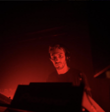 Edward Butler DJing in 2018