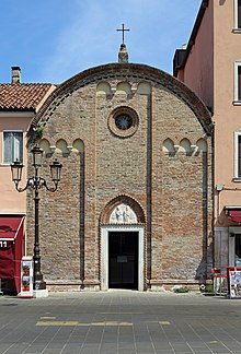 The façade of the Church of the Holy Apostles Peter and Paul