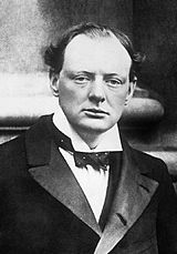 Winston Churchill as a young man
