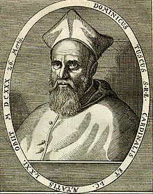 Engraving of Domenico Toschi, one of the major candidates in the May 1605 conclave.