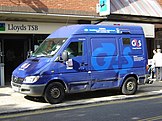 A van similar to the one involved in the incident