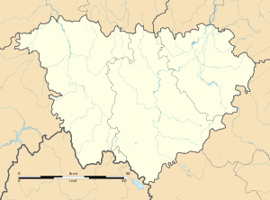 沃雷在上卢瓦尔省的位置