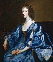 Henrietta Maria, Queen consort of England.