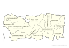 Khanakul-I CD block map showings GP areas