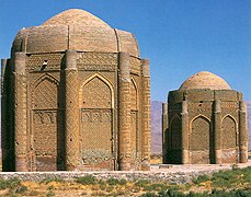 Kharaghan Towers (mausoleums) of Qazvin (1093)