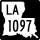 Louisiana Highway 1097 marker