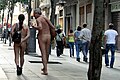 Image 24Couple walking naked in the streets of Barcelona, Spain (from Naturism)