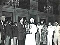 Image 9Indian President Zail Singh receiving the Indian cricket team after its 1983 Cricket World Cup victory. Cricket then went on to become the most popular sport in South Asia. (from History of cricket)