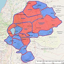 The Decapolis at the time of Plinus t.E. and before 106 A.D