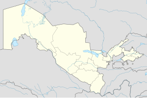 扬吉尤利在乌兹别克的位置