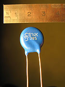 Metal-oxide varistor (voltage-dependent resistor)