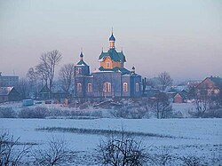 Sharkawshchyna Orthodox church, founded in 1639, rebuilt in 1912.