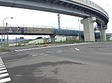 兴建中的函馆JCT（2013年5月）