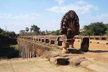 Le pont de Kompong Kdei (12e siècle) Spean Praptos sur la route Angkor Thom, Cambodge Kompong Kdei bridge (Cambodia)