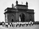 Departure of the last British troops from India