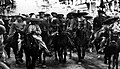 Zapata and Villa with their joint forces enter Xochimilco in December 1914.