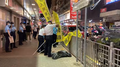 In Mong Kok, some supplies were cleared away by the Food and Environmental Hygiene Department.