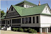 Different view of the Manistee Ranch main mansion.