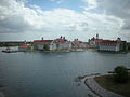 A view of the Grand Floridian from the monorail 150km with Cinderella Castle, 2007