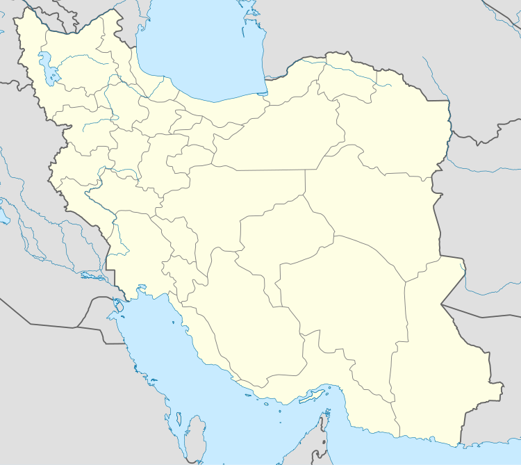 胡齐斯坦省城市在伊朗的位置