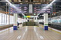 Shinkansen platforms in June 2022