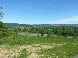 Lopatcong Township seen from the base of Marble Mountain