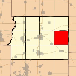 Location in Franklin County