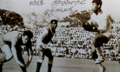 Image 21Pakistan football team in a friendly against a team from the Soviet Union at the KMC Stadium in 1968. (from Karachi)