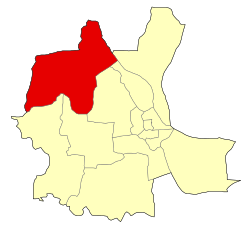 Location of Prek Pnov District within Phnom Penh