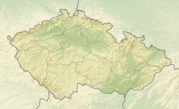 Location of dam in the Czech Republic