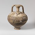Cypriot stirrup jar, Late Cypriot III B ca. 11th century BC (The Met's date)