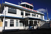 Exterior view of the original Toronto Island Airport Terminal Building