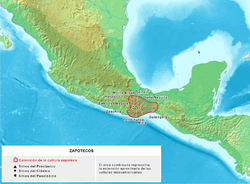 The Zapotec Civilization at its greatest extent