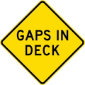 (W5-241) Gaps in Deck (used in New South Wales)