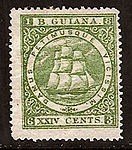British Guiana 1875 issue